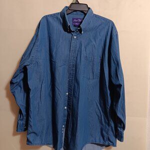 MEN"S HUNT CLUB BLUE DEMIN SHIRT